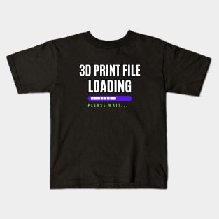 3D Print File Loading - 3D Printing Kids T-Shirt